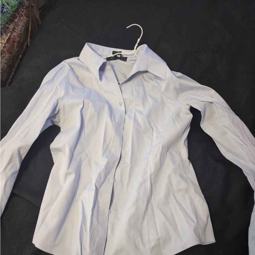 Kasper Sky Blue Collared Shirt